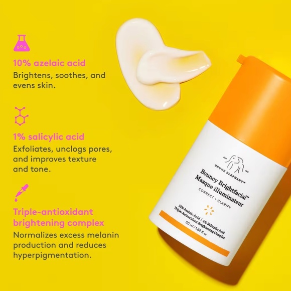 Drunk Elephant Bouncy Brightfacial Brightening Mask - Picture 2 of 4